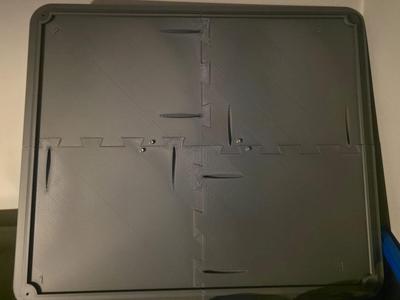 Python AMS Enclosure Lid with overlap & flange