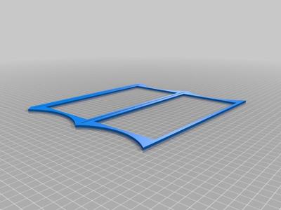 cushion packaging template (Schablone Kissenverpackung)