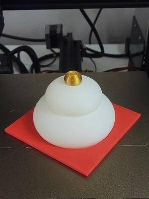 Traditional Japanese New Year decoration Kagami-Mochi