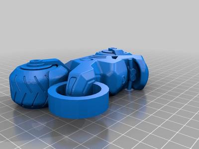 Motorcycle key chain