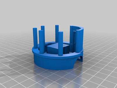 Christmas market tree hut