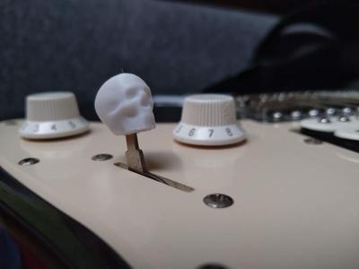 guitar skull
