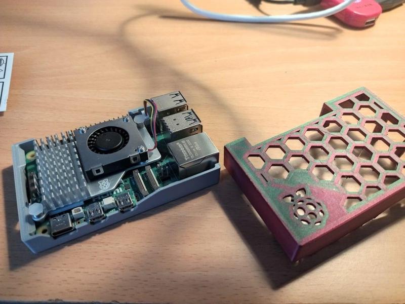Raspberry Pi 5 Case with GPIO Pins & Holes