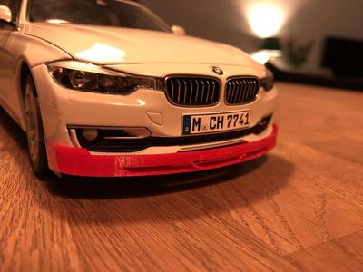 Alpina B3 F31 front spoiler scale 1:18 