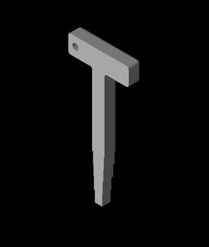 Generic Square Key, Communal Areas, Bins Storage etc.stl