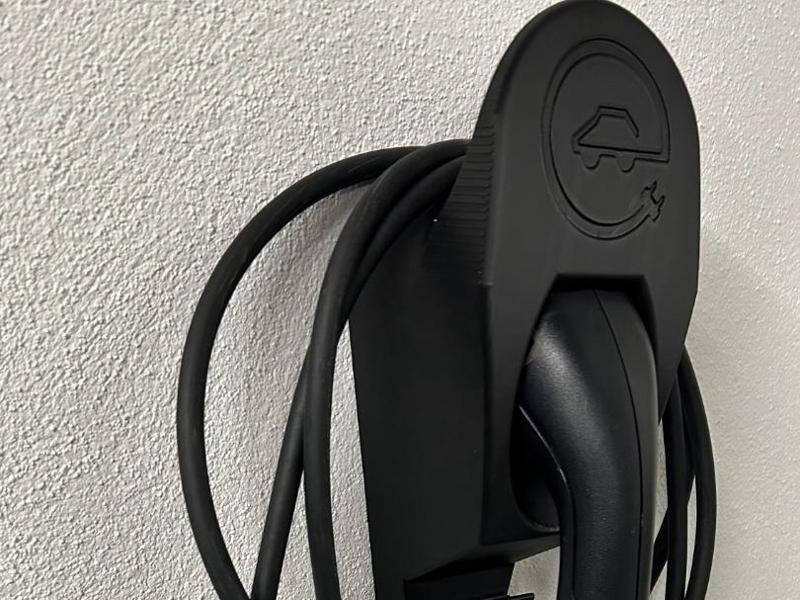 Type 2 Charging Cable + Plug Wall Holder