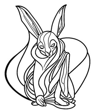 2D Ai Art Rabbit