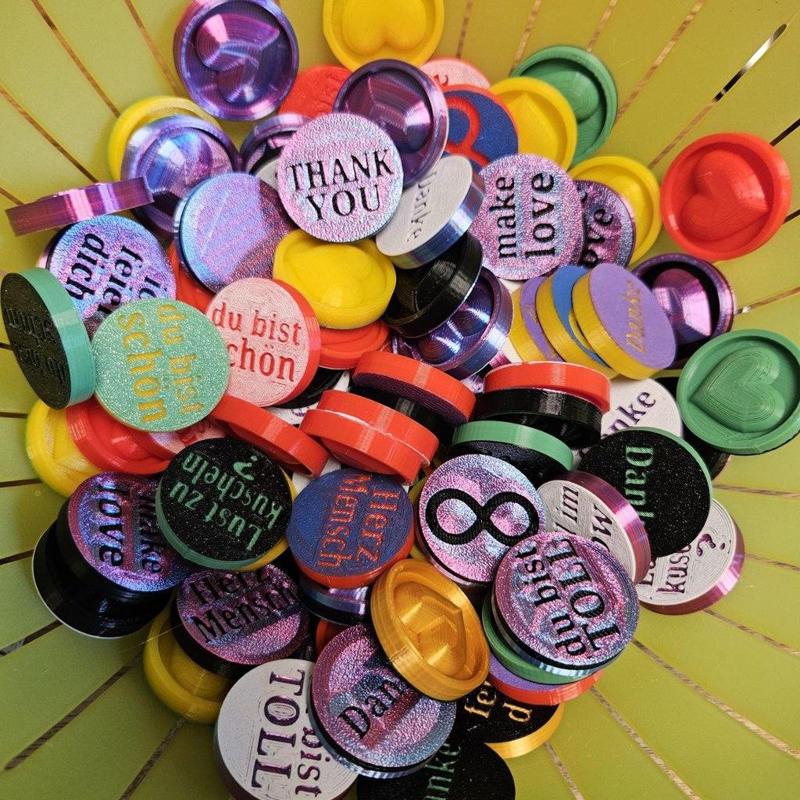 Herzmünzen (heart coins)