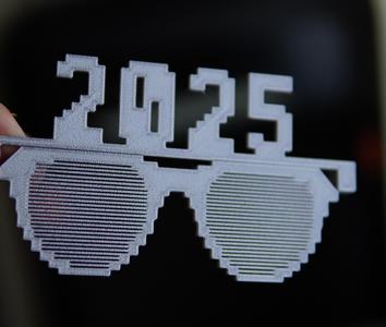 Retro 8 BIT Glasses / New Year / Retro / 