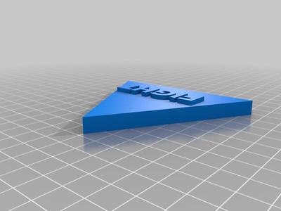 Fight / Pride triangle magnet