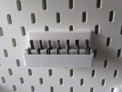 IKEA SKÅDIS holder for bits, drills small files