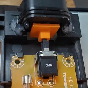 Toshiba Regza TV power switch repair   