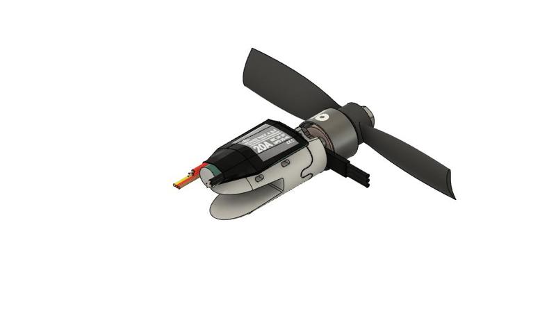 Xilo 1408 motor mount for TBRC SOS