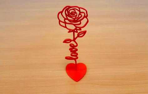Rose of Love kit card