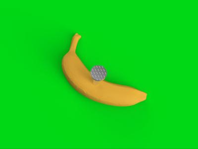 Banana Cattelan 2.0 - Fridge Magnet - 