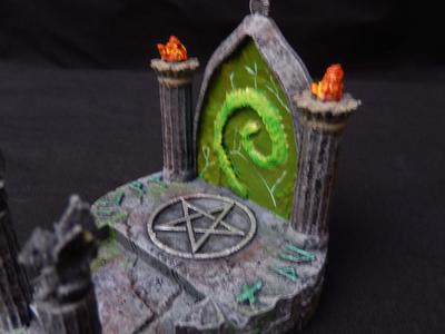 Fey/Fel ritual gate (tabletop miniature)