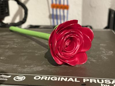Super Realistic Rose (Roll-Up Design)