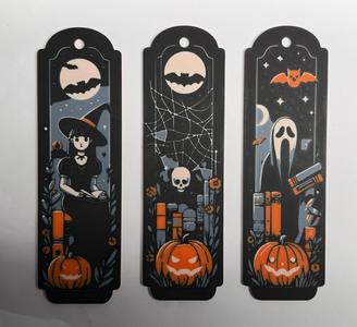 Bookmarks witch halloween IA