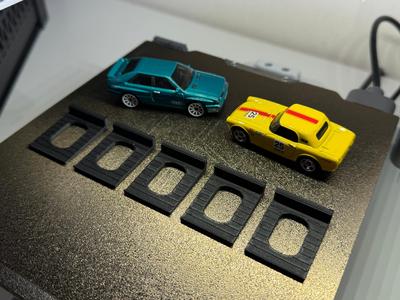 Invisible Shelf Display for Hot Wheels or Toy Cars