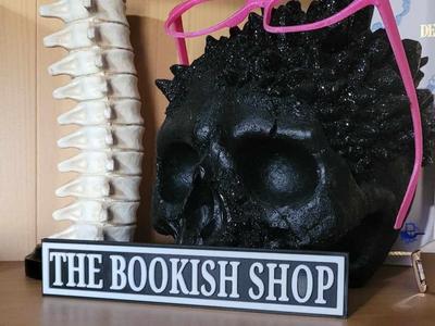 Bookshelf Sign - Bookish (Multi. Options)