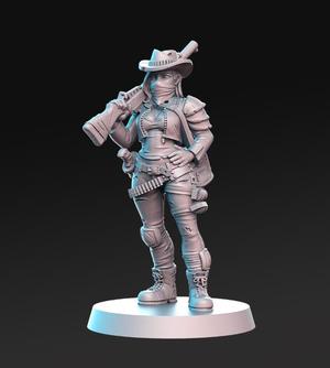 Lonewolf - From Wasteland - 32mm - DnD -