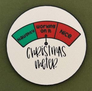 Christmas Meter Coaster