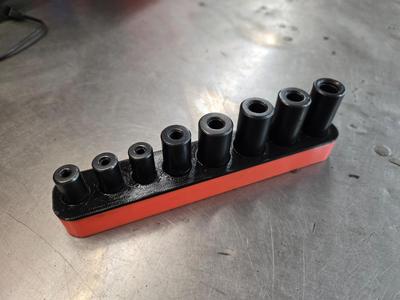 Snap-on/Lisle Tap Socket Tray 8pc
