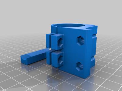 Remix for 25mm Flashlight holder (shorter)(WIP)