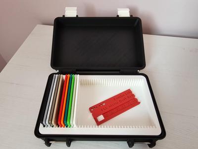 Filament samples insert box