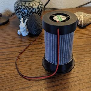 Minimalist Enclosure Filter - HEPA, and activated carbon