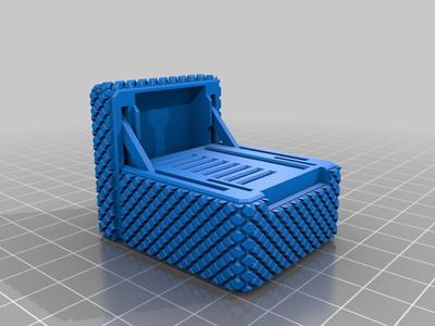 Print in Place SD Card Box Textured