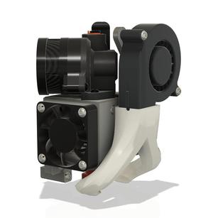 KP3S print head with claw fan duct for 5015 radial fan - V6, Orbiter V2, BLTouch