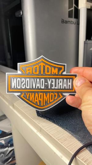 Harley Davidson keychain logo