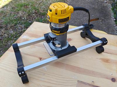 Dewalt DWP611 Trim Router Slab Flattening Jig