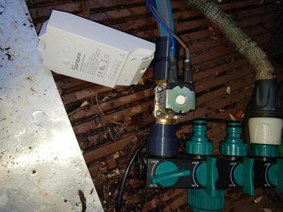 Garten Bewässerung /Garden Watering mit TASMOTA / SONOFF WLAN Schalter