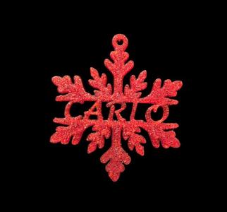 Customizable Christmas Keychain/Place Card