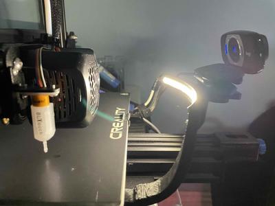 Ender 3 Bed LED & Webcam Handle