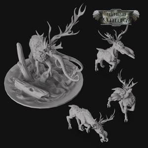 Eldritch Century - Monster - Hellstag and horrid deer