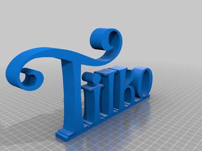 Tilko Name Stand