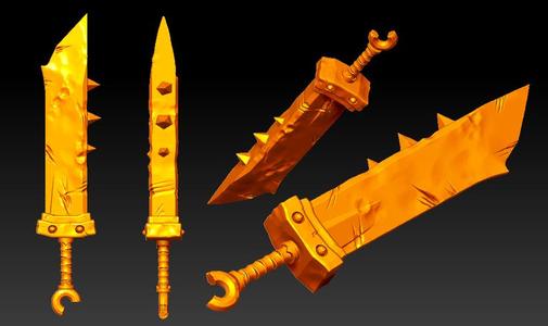 fallen-sword and skeleton-sword
