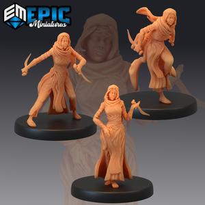 Viziers Assassin Set / Female Desert Rogue / Oriental Woman Collection