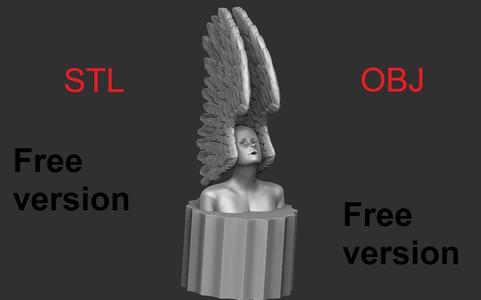 Table top - Angel Wing bust