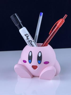 Kirby pen holder