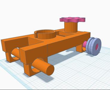 Car with motor mount