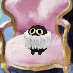 3D Cat with Ruffles 