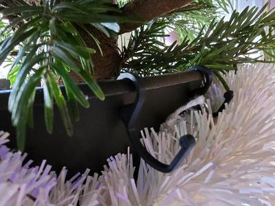 Hook Xmas tree pot/ Crochet pour pot sapin   