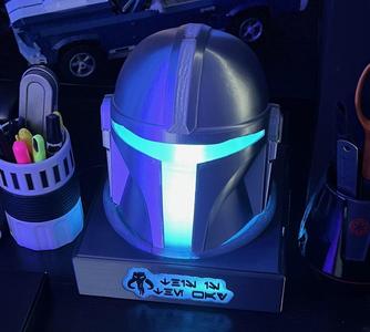 Mandalorian Helmet Display Stand