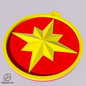 Captain Marvel Keychain