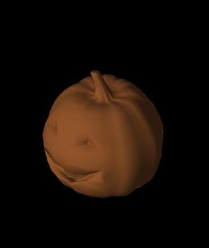 Carved pumpkin