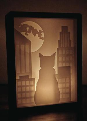 Lightbox "One cat to rule them all"